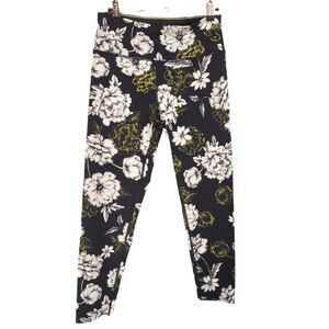 Calvin Klein Floral Print Performance Leggings size Womens Medium